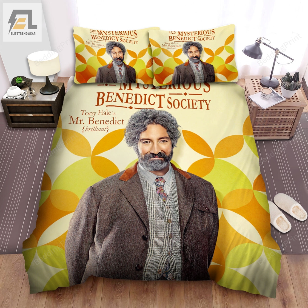 The Mysterious Benedict Society 2021 Mr. Curtain Movie Poster Bed Sheets Duvet Cover Bedding Sets 