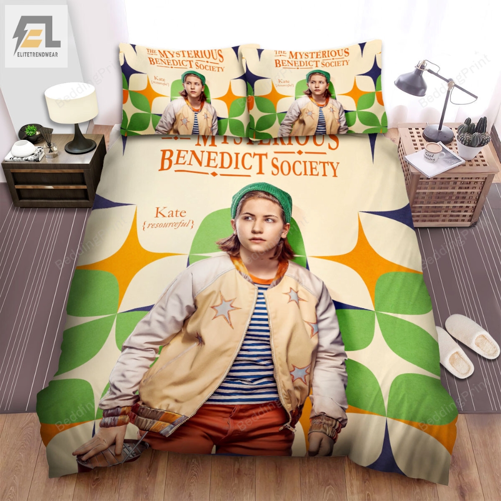 The Mysterious Benedict Society 2021 Kate Weatherall Movie Poster Bed Sheets Duvet Cover Bedding Sets elitetrendwear 1