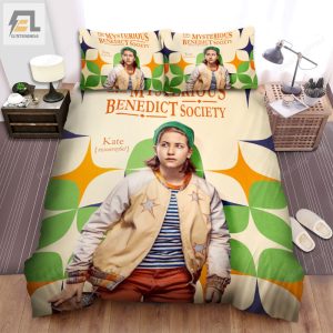 The Mysterious Benedict Society 2021 Kate Weatherall Movie Poster Bed Sheets Duvet Cover Bedding Sets elitetrendwear 1 1