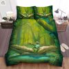 The Muppets Kermit The Frog Singing And Playing Banjo In Jungle Painting Bed Sheets Duvet Cover Bedding Sets elitetrendwear 1