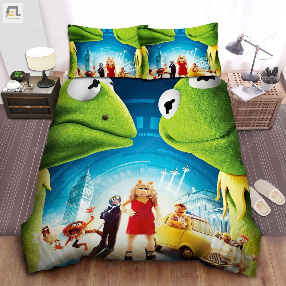 The Muppets Characters In Most Wanted Movie Bed Sheets Duvet Cover Bedding Sets 
