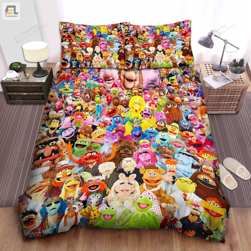 The Muppets All In One Bed Sheets Duvet Cover Bedding Sets 
