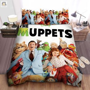 The Muppets 2011 Movie Poster Bed Sheets Duvet Cover Bedding Sets elitetrendwear 1 1