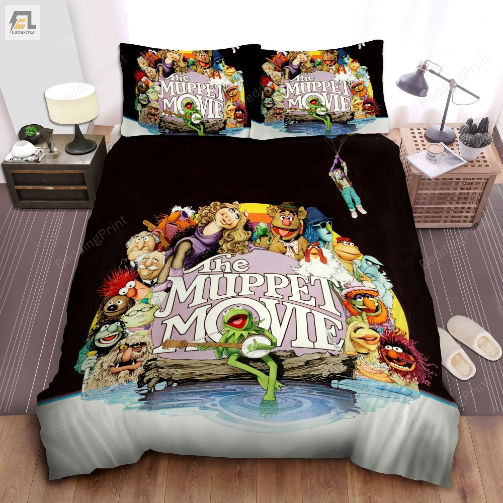 The Muppet Movie Original Unused Artwork Bed Sheets Duvet Cover Bedding Sets 