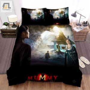 The Mummy Tomb Of The Dragon Emperor 2008 Temple Movie Poster Bed Sheets Spread Comforter Duvet Cover Bedding Sets elitetrendwear 1 1