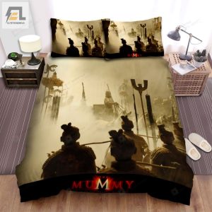 The Mummy Tomb Of The Dragon Emperor 2008 Soldiers Movie Poster Bed Sheets Spread Comforter Duvet Cover Bedding Sets elitetrendwear 1 1
