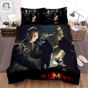 The Mummy Tomb Of The Dragon Emperor 2008 Grave Thief Movie Poster Bed Sheets Spread Comforter Duvet Cover Bedding Sets elitetrendwear 1 1