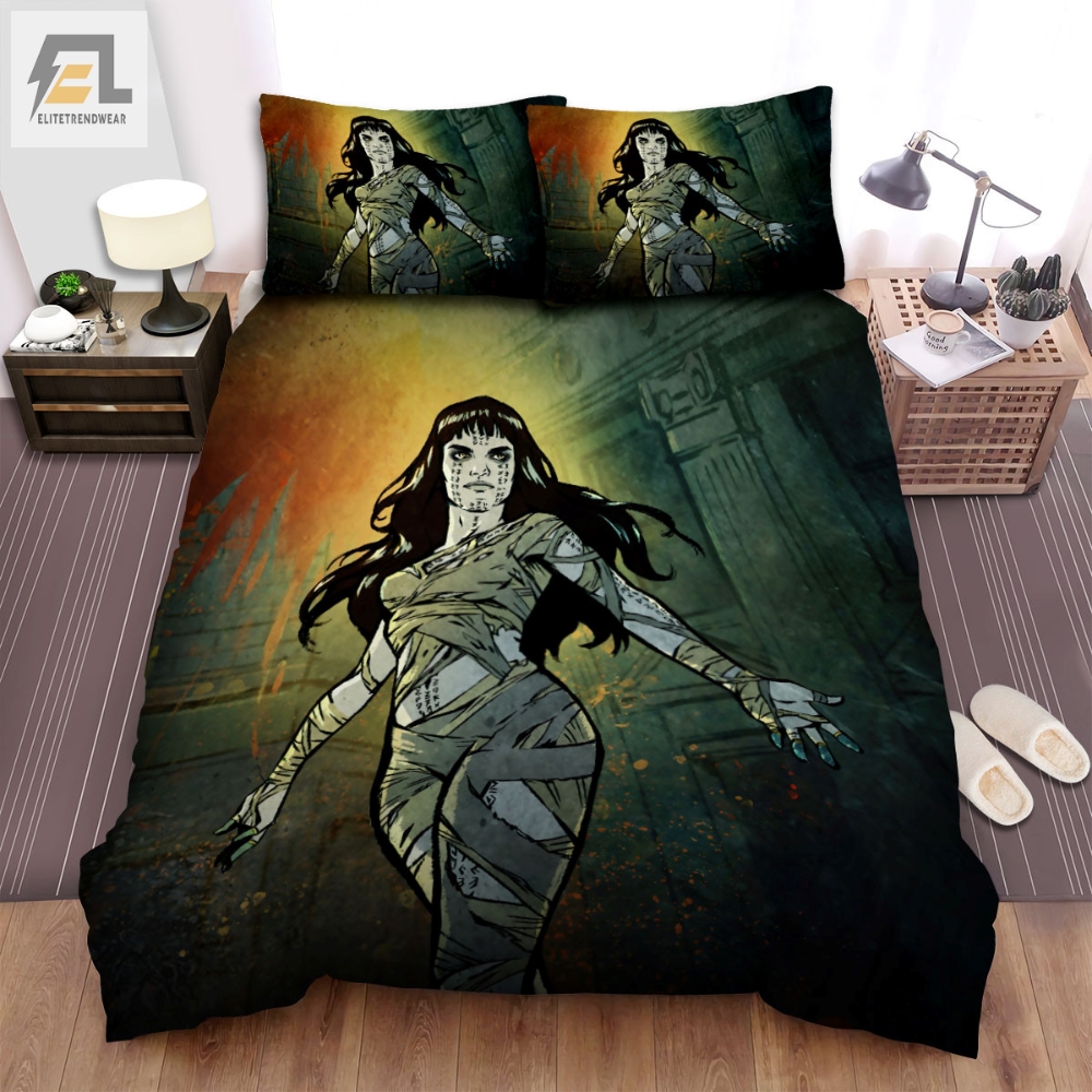The Mummy Movie Art 6 Bed Sheets Spread Comforter Duvet Cover Bedding Sets 