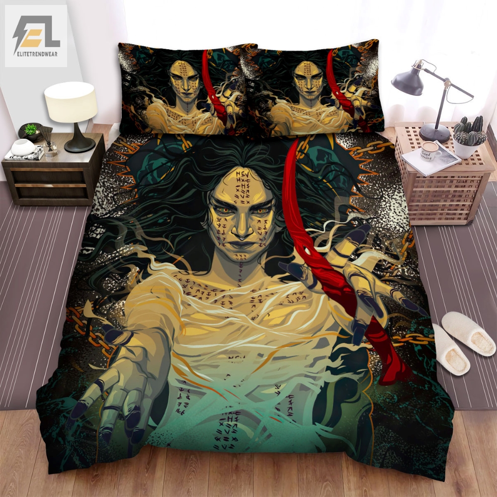 The Mummy Movie Art 3 Bed Sheets Spread Comforter Duvet Cover Bedding Sets 