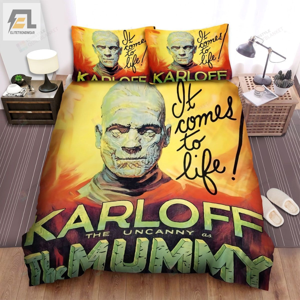 The Mummy 1932 Poster 6 Bed Sheets Spread Comforter Duvet Cover Bedding Sets 
