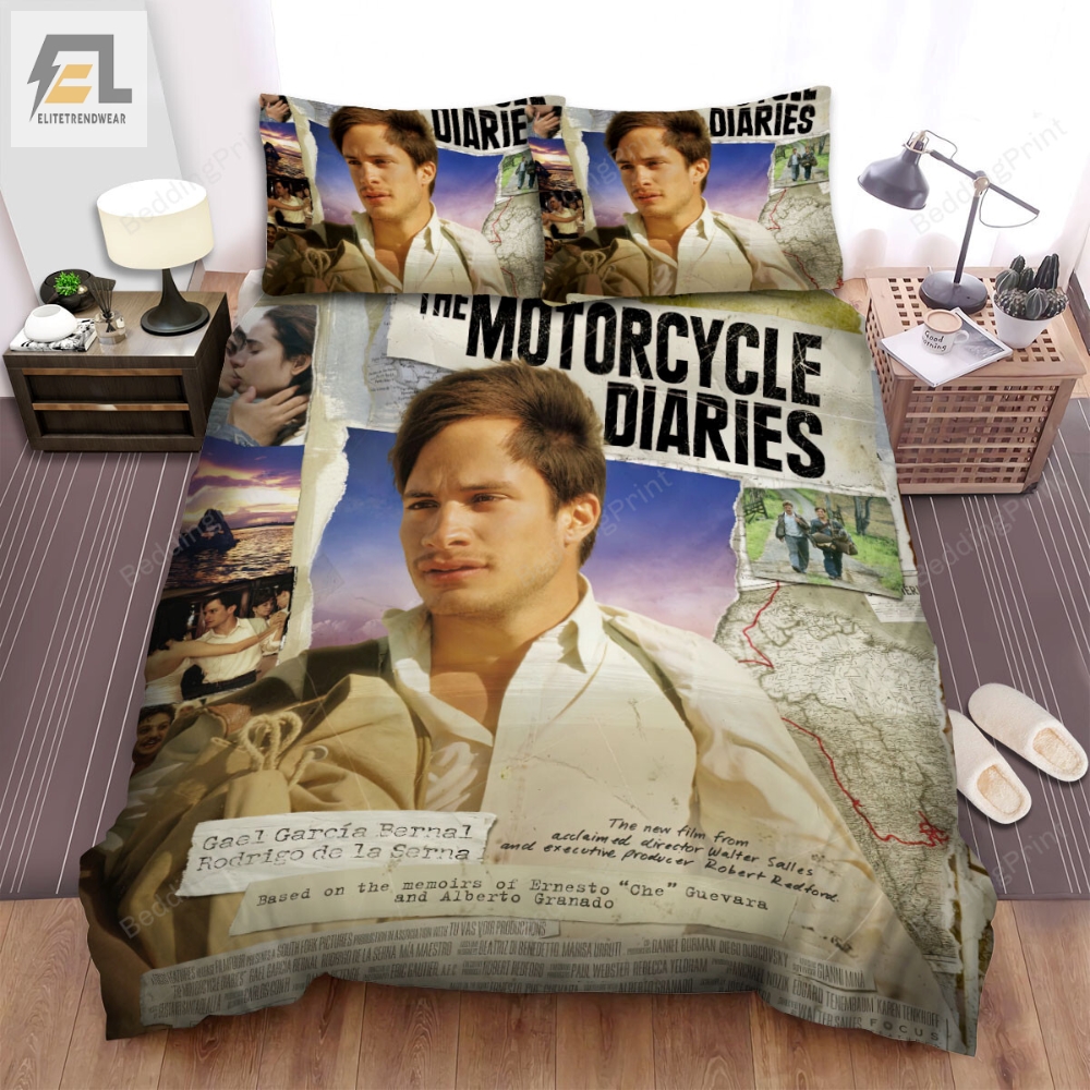 The Motorcycle Diaries Movie Poster 1 Bed Sheets Duvet Cover Bedding Sets 