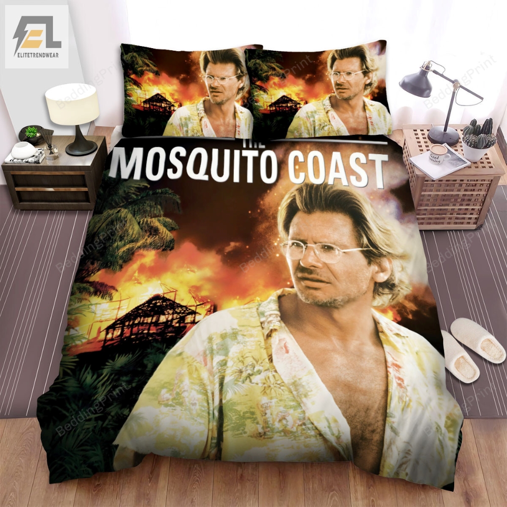 The Mosquito Coast 2021 Fire Movie Poster Bed Sheets Duvet Cover Bedding Sets 