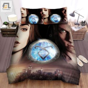 The Mortal Instruments City Of Bones Movie Poster Iv Photo Bed Sheets Spread Comforter Duvet Cover Bedding Sets elitetrendwear 1 1