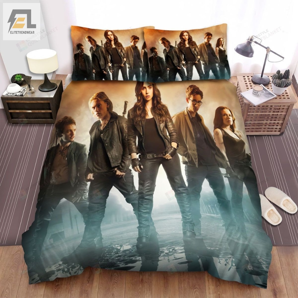The Mortal Instruments City Of Bones Movie Poster V Photo Bed Sheets Spread Comforter Duvet Cover Bedding Sets 