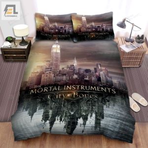 The Mortal Instruments City Of Bones Movie Poster Ii Photo Bed Sheets Spread Comforter Duvet Cover Bedding Sets elitetrendwear 1 1