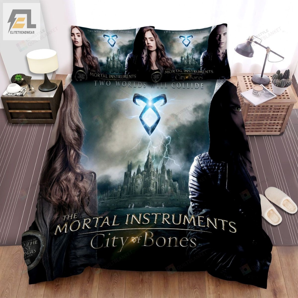 The Mortal Instruments City Of Bones Movie Poster Iii Photo Bed Sheets Spread Comforter Duvet Cover Bedding Sets 
