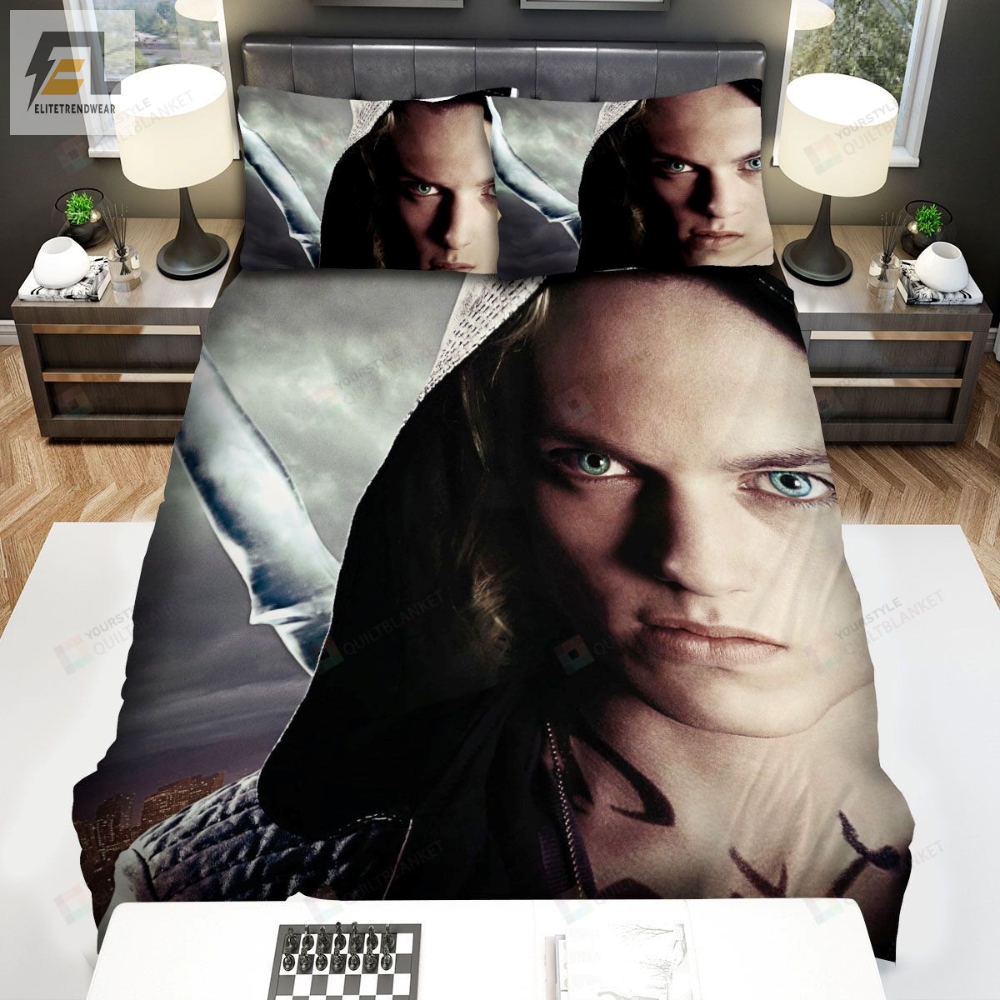 The Mortal Instruments City Of Bones Movie Angry Eyes Photo Bed Sheets Spread Comforter Duvet Cover Bedding Sets 