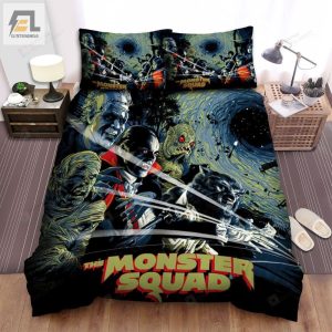 The Monster Squad Two Extremes Of Monster And Human Movie Poster Bed Sheets Spread Comforter Duvet Cover Bedding Sets elitetrendwear 1 1