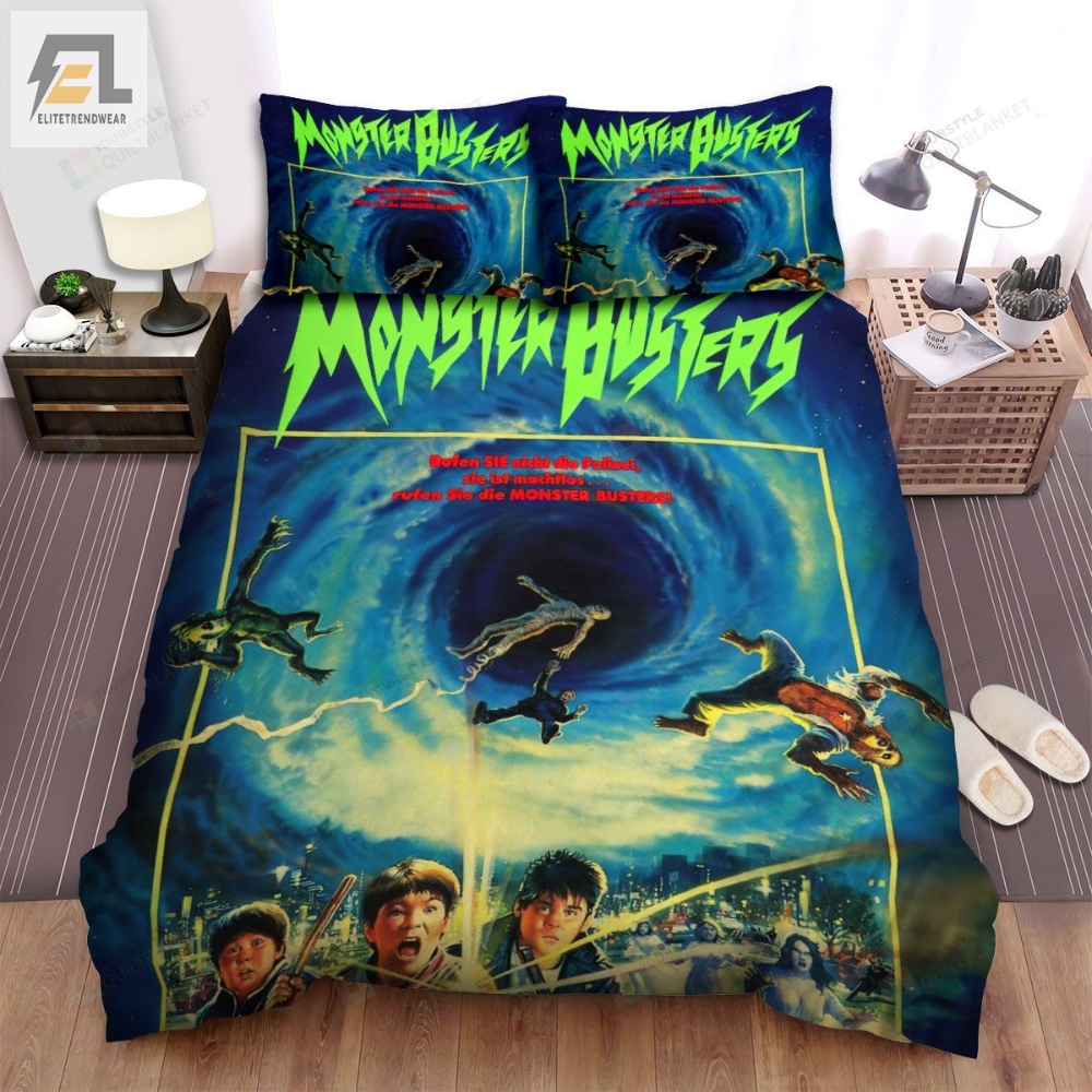 The Monster Squad Monster Busters Movie Poster Bed Sheets Spread Comforter Duvet Cover Bedding Sets 