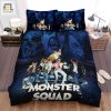 The Monster Squad Kids On The Car With Monster Background Movie Poster Bed Sheets Spread Comforter Duvet Cover Bedding Sets elitetrendwear 1