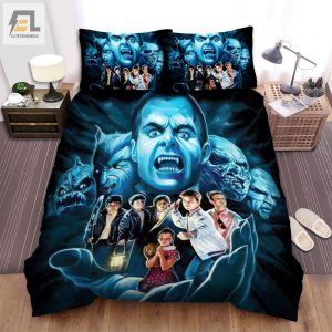 The Monster Squad Emotion Of Monsters With Kids On The Hand Movie Art Picture Bed Sheets Spread Comforter Duvet Cover Bedding Sets elitetrendwear 1 1