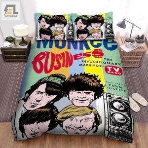 The Monkees Art Print Bed Sheets Duvet Cover Bedding Sets elitetrendwear 1 1