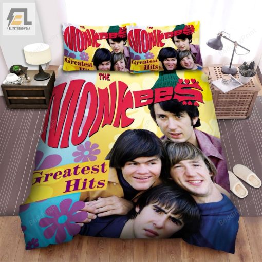 The Monkees The Greatest Hits Bed Sheets Duvet Cover Bedding Sets elitetrendwear 1