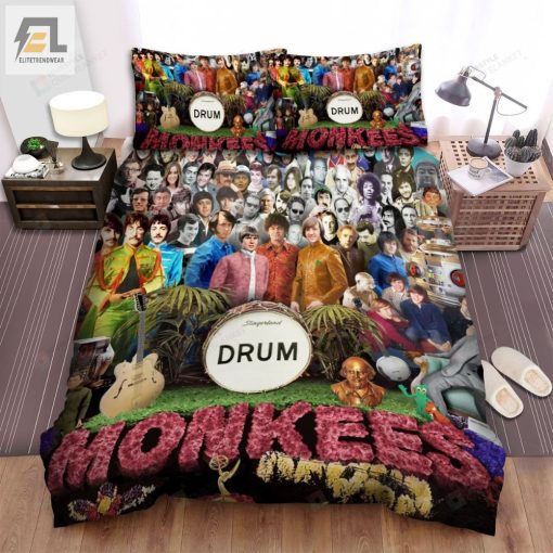 The Monkees Album Cover Photo Bed Sheets Spread Comforter Duvet Cover Bedding Sets elitetrendwear 1