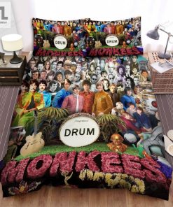 The Monkees Album Cover Photo Bed Sheets Spread Comforter Duvet Cover Bedding Sets elitetrendwear 1 1