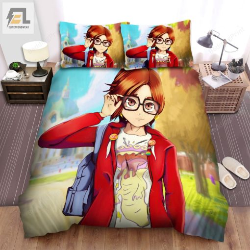 The Mitchells Vs. The Machines Katie In Anime Art Style Bed Sheets Spread Duvet Cover Bedding Sets elitetrendwear 1 1