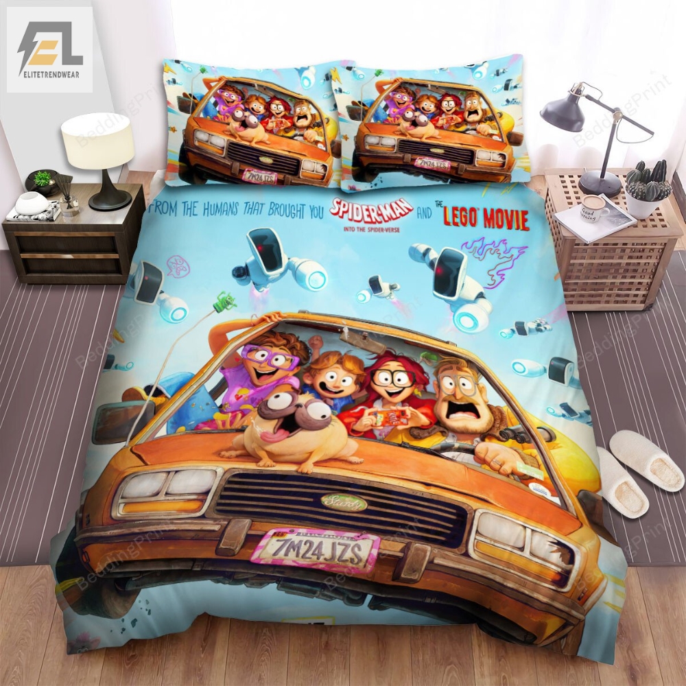 The Mitchells Vs. The Machines Original Poster Bed Sheets Spread Duvet Cover Bedding Sets 