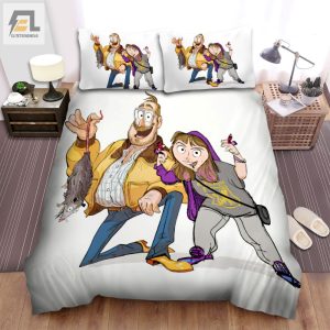 The Mitchells Vs The Machines Movie Art 4 Bed Sheets Spread Comforter Duvet Cover Bedding Sets elitetrendwear 1 1