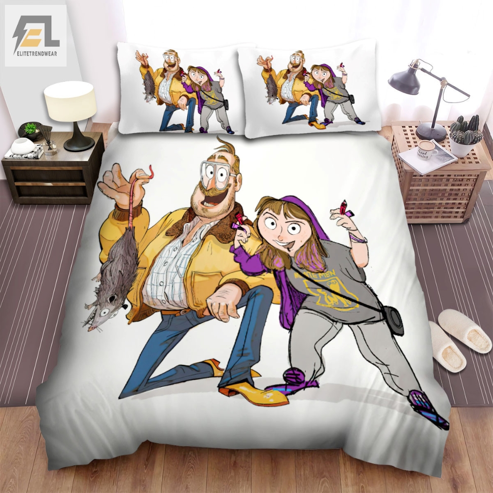 The Mitchells Vs The Machines Movie Art 4 Bed Sheets Spread Comforter Duvet Cover Bedding Sets 