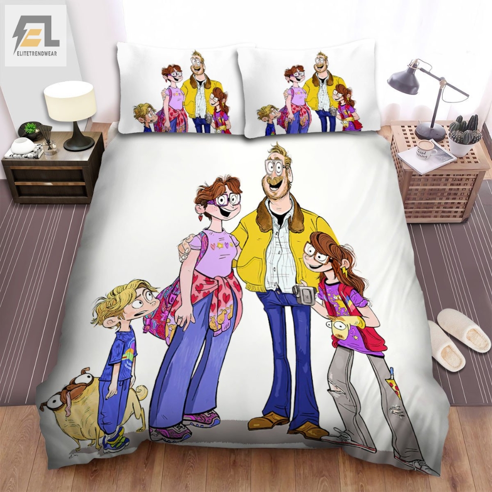 The Mitchells Vs The Machines Movie Art 1 Bed Sheets Spread Comforter Duvet Cover Bedding Sets 