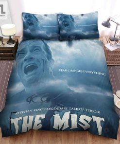 The Mist Fear Changes Evrything Movie Poster Ver 2 Bed Sheets Spread Comforter Duvet Cover Bedding Sets elitetrendwear 1 1