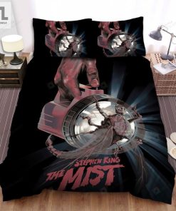 The Mist Illustration Artwork Movie Poster Bed Sheets Spread Comforter Duvet Cover Bedding Sets elitetrendwear 1 1