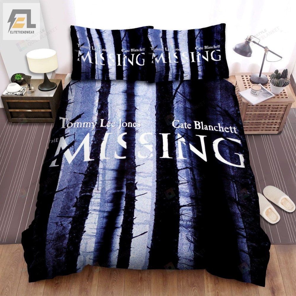 The Missing I 2003 Tommy Lee Jones And Cate Blanchett Actor Poster Movie Bed Sheets Spread Comforter Duvet Cover Bedding Sets 