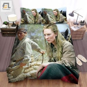 The Missing I 2003 The Man With The Horse And The Girl Movie Scene Bed Sheets Spread Comforter Duvet Cover Bedding Sets elitetrendwear 1 1