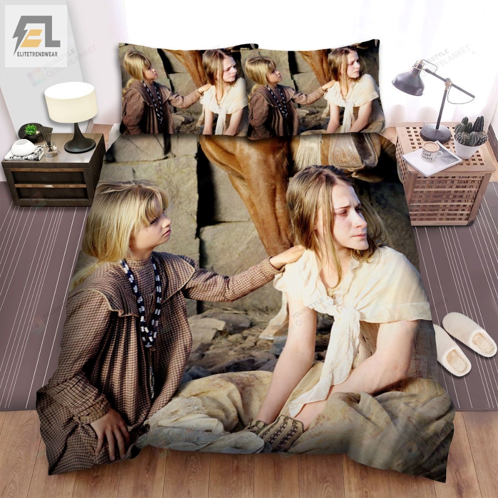 The Missing I 2003 The Girl Is Crying With A Little Girl And Horse Movie Scene Bed Sheets Spread Comforter Duvet Cover Bedding Sets 