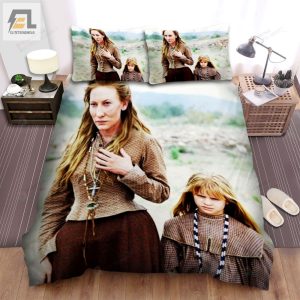 The Missing I 2003 The Girl And A Little Girl In Movie Scene Bed Sheets Spread Comforter Duvet Cover Bedding Sets elitetrendwear 1 1