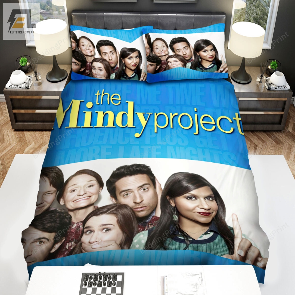 The Mindy Project 2012Â2017 Season 1 Poster Bed Sheets Duvet Cover Bedding Sets 