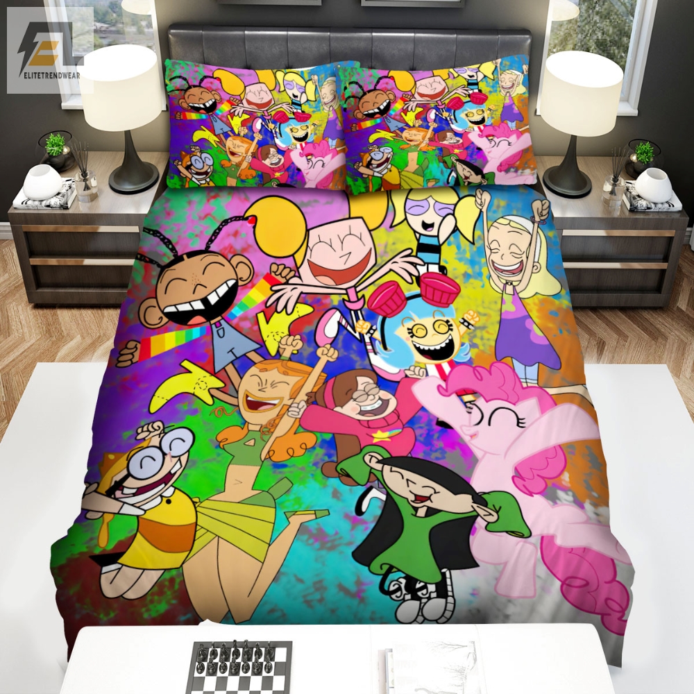 The Mighty B Bessie And Girl Characters Bed Sheets Spread Duvet Cover Bedding Sets 