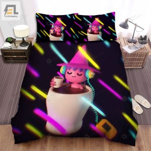 The Midnight Gospel Clancy Taking A Shower In The Coffee Tub Bed Sheets Spread Duvet Cover Bedding Sets elitetrendwear 1 1
