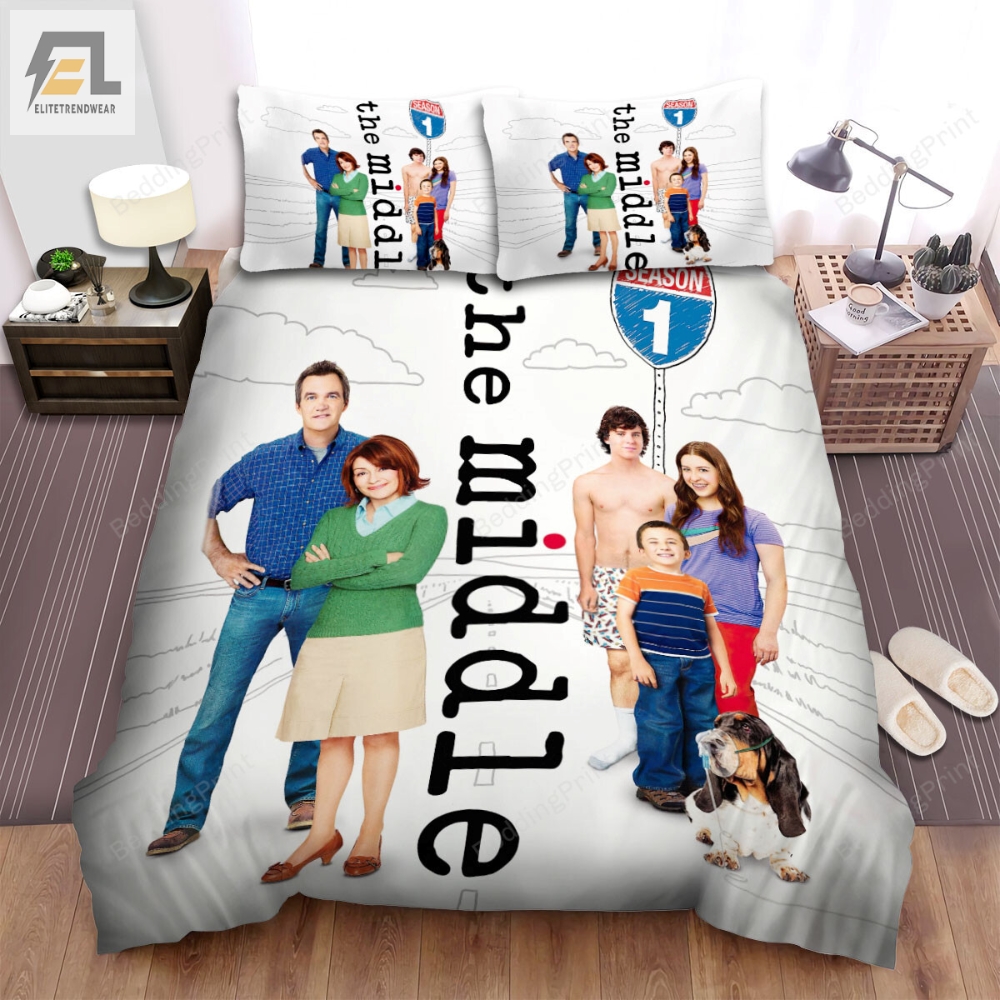 The Middle 2009Â2018 Season One Movie Poster Bed Sheets Duvet Cover Bedding Sets 