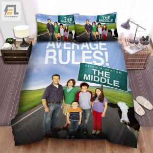 The Middle 2009A2018 Average Rules Movie Poster Bed Sheets Duvet Cover Bedding Sets elitetrendwear 1 1