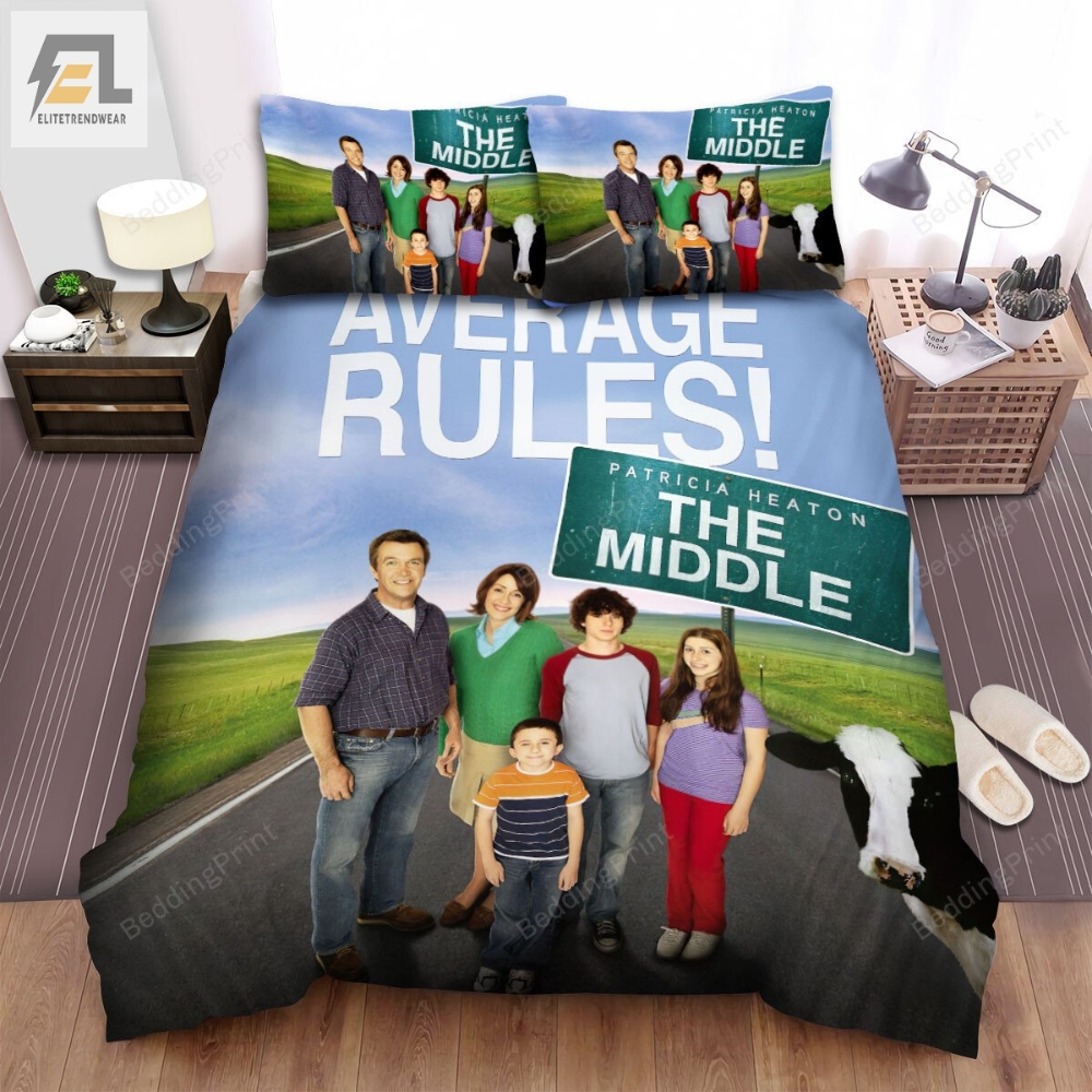 The Middle 2009Â2018 Average Rules Movie Poster Bed Sheets Duvet Cover Bedding Sets 