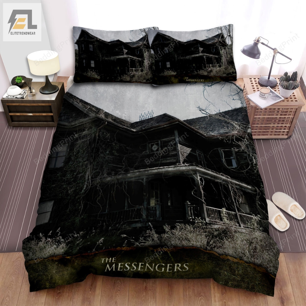 The Messengers The Black House Place In The Movie Poster Bed Sheets Duvet Cover Bedding Sets 