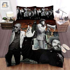 The Mavericks Band City Background Bed Sheets Spread Comforter Duvet Cover Bedding Sets elitetrendwear 1 1