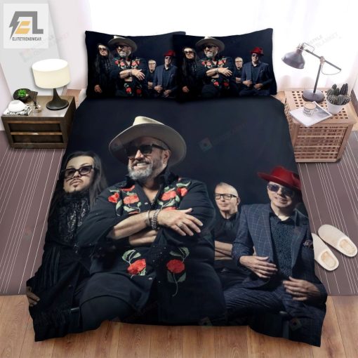 The Mavericks Band Black Background Bed Sheets Spread Comforter Duvet Cover Bedding Sets elitetrendwear 1