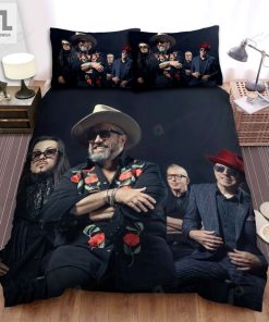 The Mavericks Band Black Background Bed Sheets Spread Comforter Duvet Cover Bedding Sets elitetrendwear 1 1